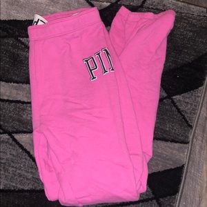 Pink sweatpants